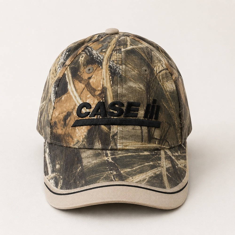 Case IH Gorpcore Camo Baseball Hat Mens OSFM RealTree Hunting Farm Core Cap
